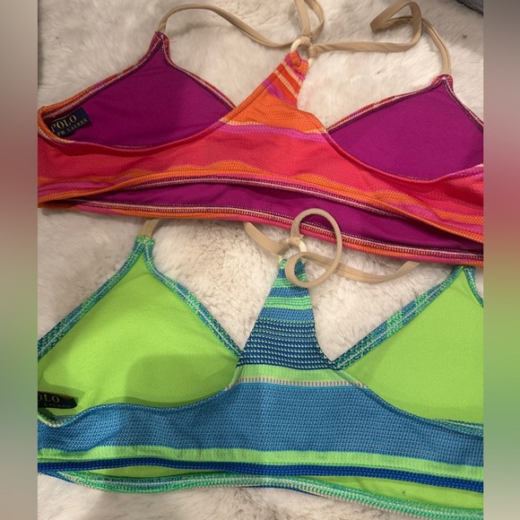 Polo Ralph Lauren swim playa bikini top sz S - set of 2! Never worn - Picture 4 of 7